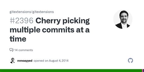 github cherry pick multiple commits.